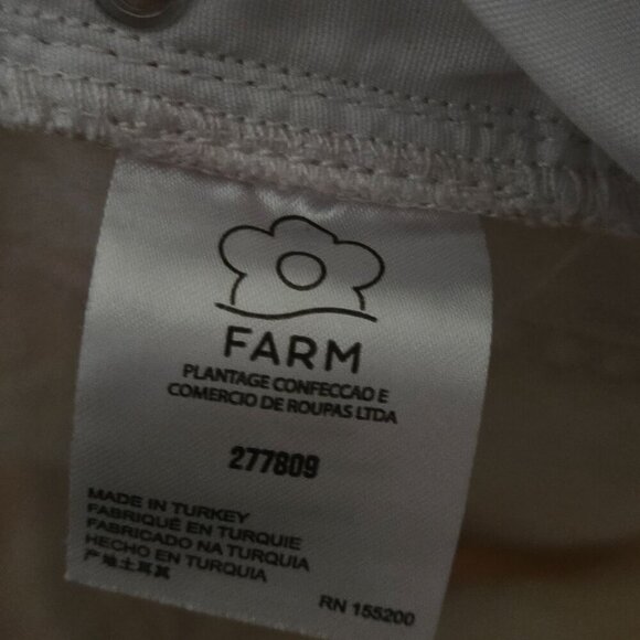 Anthropologie X Farm Rio Gingham Color Block High Waist Shorts Size M - Picture 12 of 14